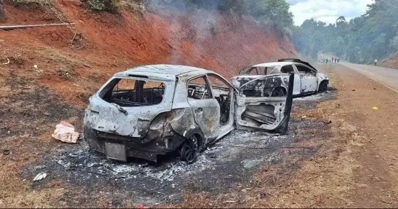 Embu Violence Leaves One Dead as Cars Burn During Kindiki-Linked UDA Meeting