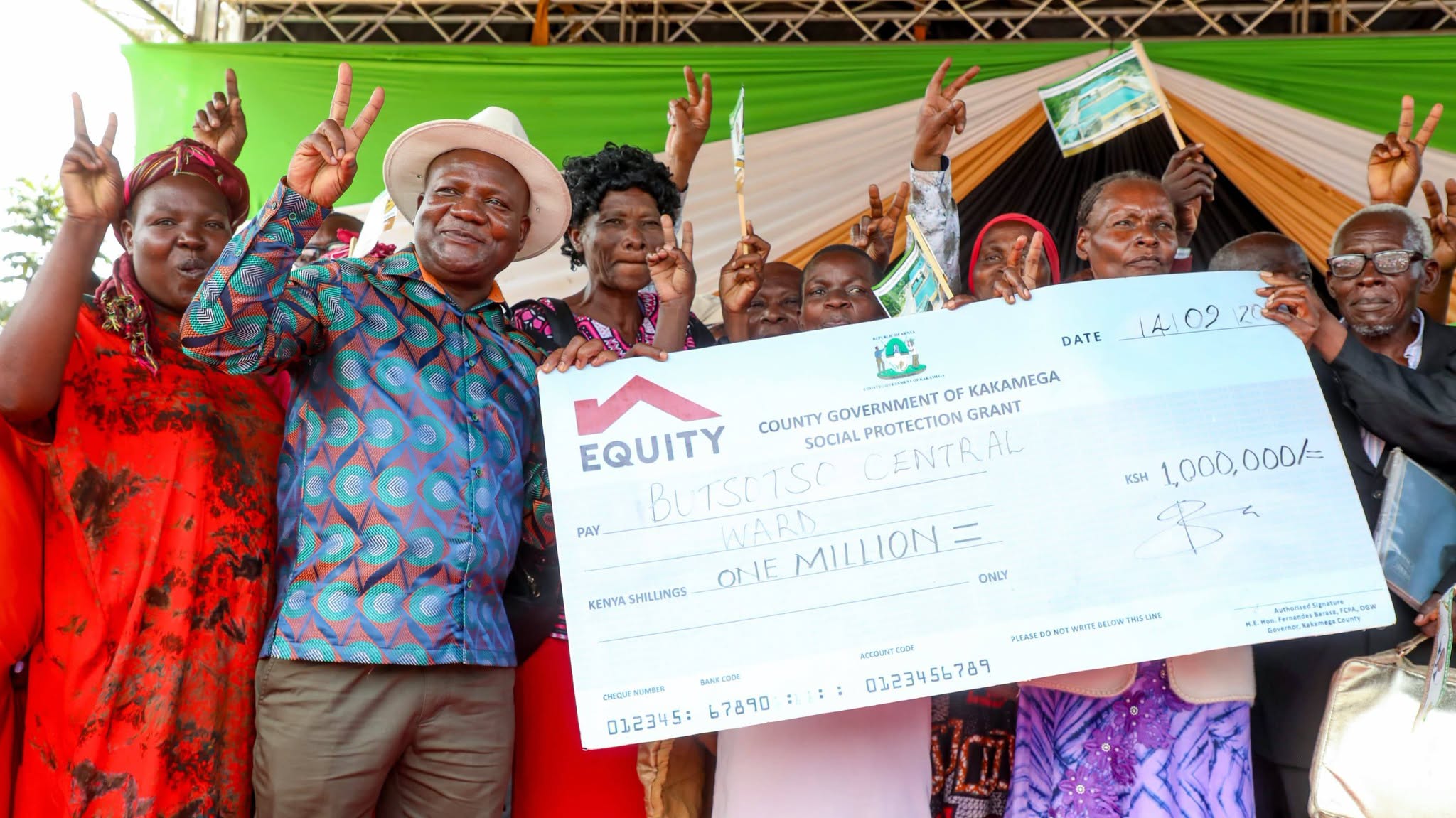 Sh4 Million Grant Gives Mumias West Groups a New Economic Lifeline